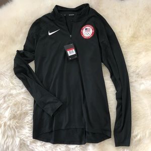 NWT Nike Team USA men’s quarter zip Olympic